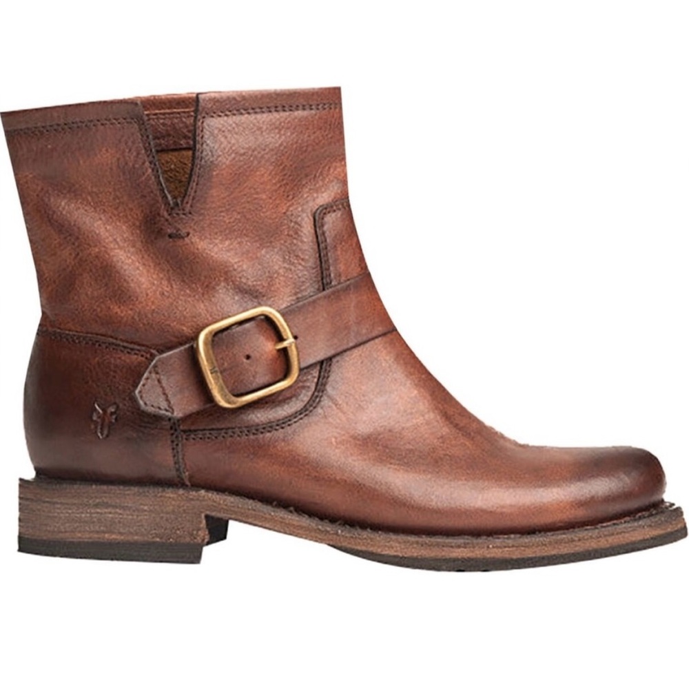 Veronica Beard Tan Leather Ankle Boots